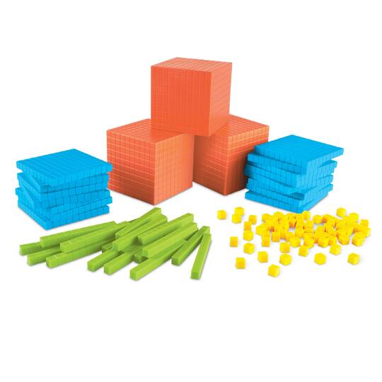 Learning Resources® Brights!™ Base 10 Classroom Set